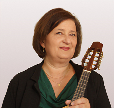 Jana Witte, Dirigentin des Mandolinenorchesters Rudolstadt